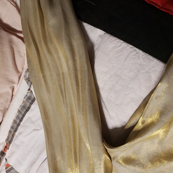 The Work Connection Gold Blouse - Picture 3 of 7